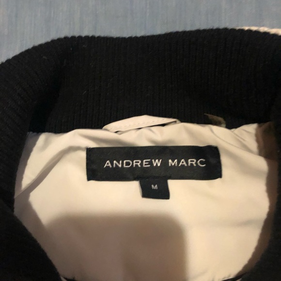 Andrew mark puffer like slash reverse weave vest women’s size M awesome look - Picture 3 of 4